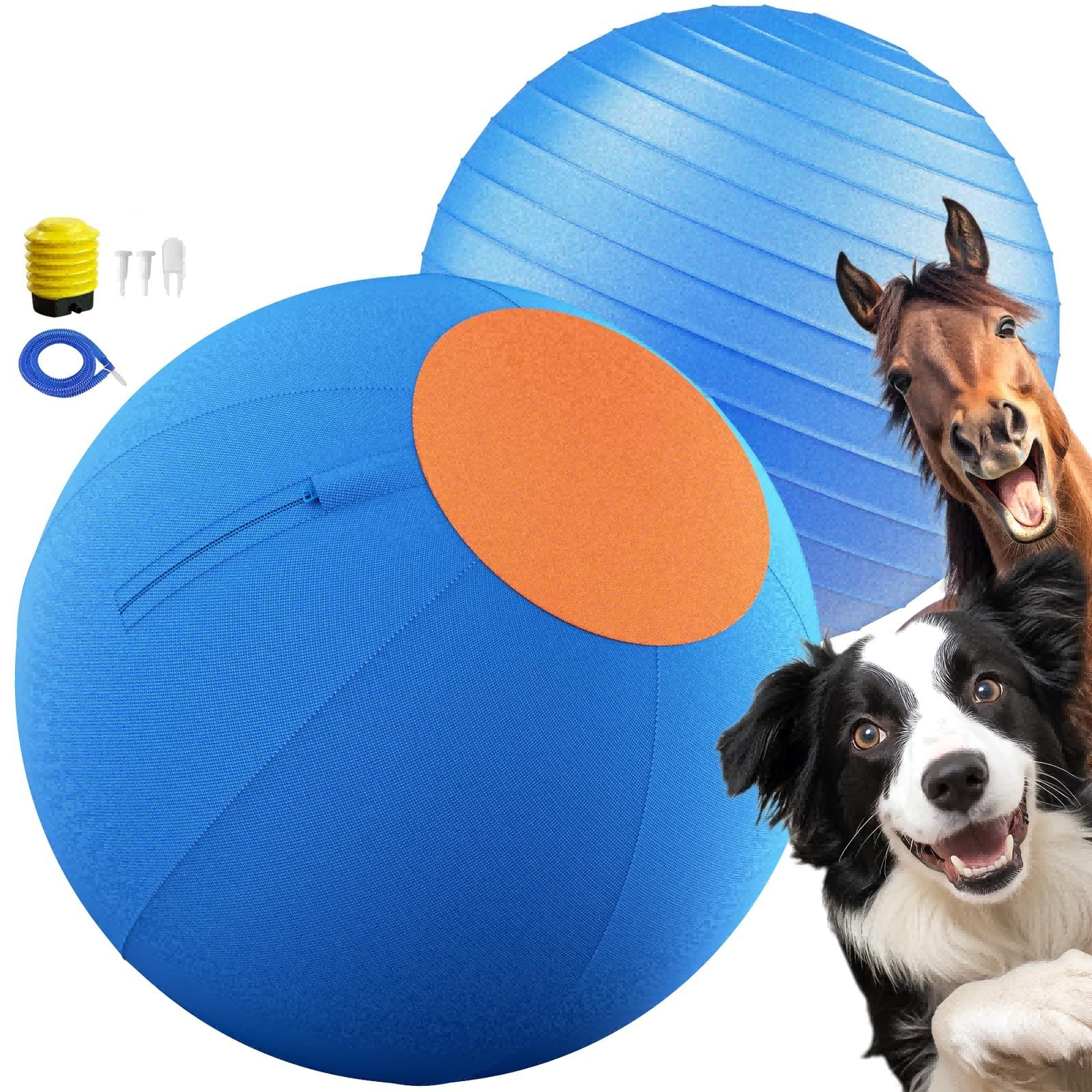 Unleash Your Dog's Inner Herding Instinct with the 17.7" Pet Herding Ball!