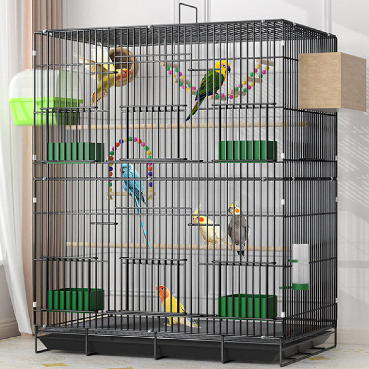 Elevate Your Bird's Living Space with the Home Fashion Personality Double Layer New Bird Cage
