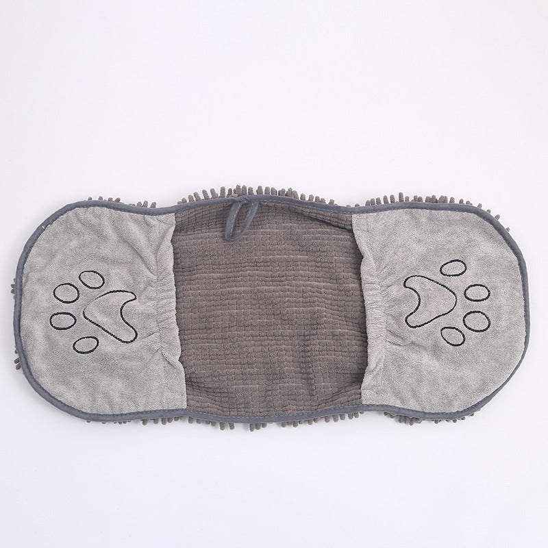 Pamper Your Pet with Our Soft Absorbent Chenille Bath Towel