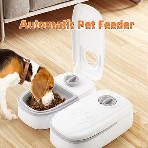 Automatic Smart Pet Feeder With Timer And Stainless Bowl