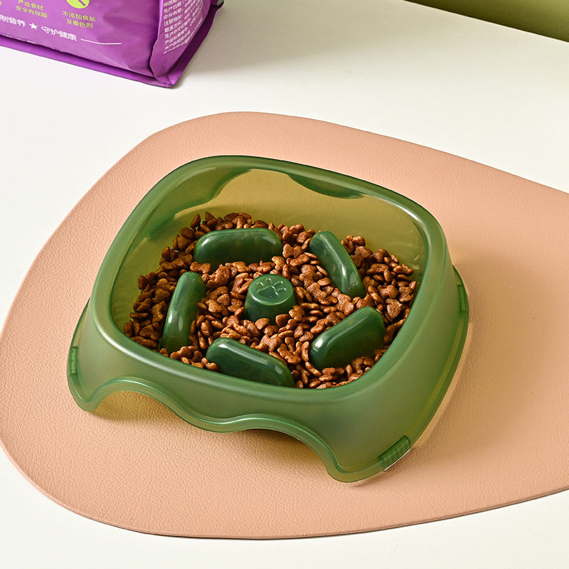 Pet Slow Feeding Bowl Anti Choking Water Food Feeder