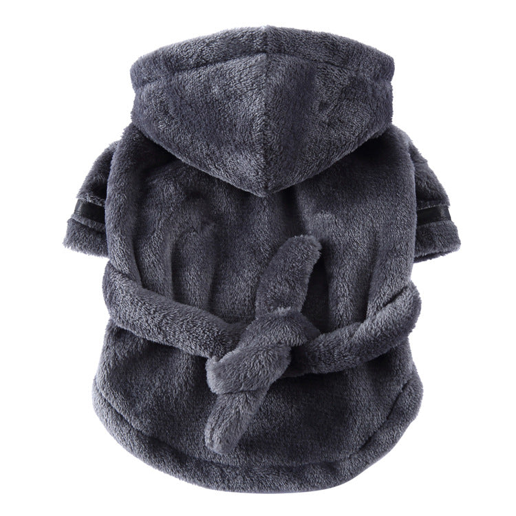 Pet Bathrobe And Towel Soft Absorbent Pet Clothes