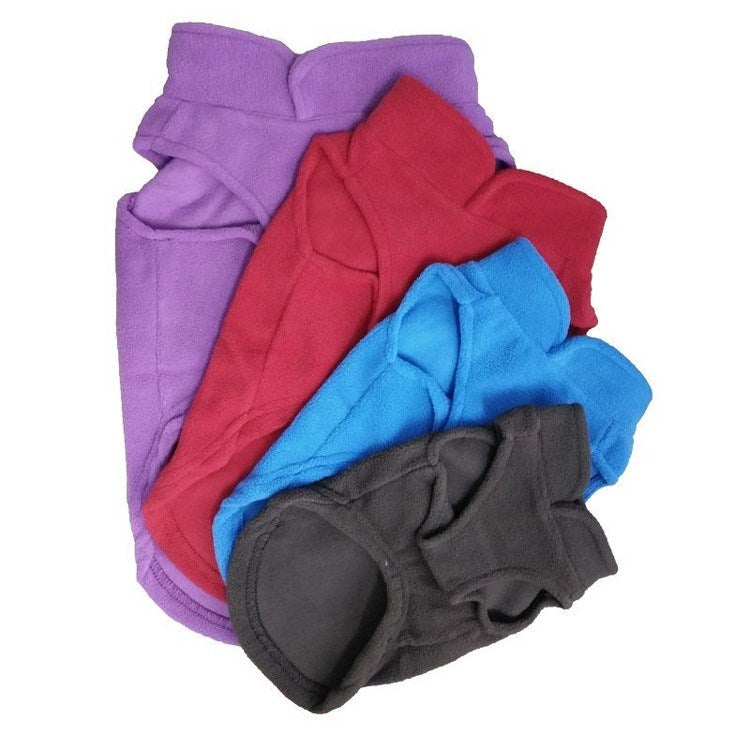 Fleece Pet Coat Warm Jacket Soft Vest
