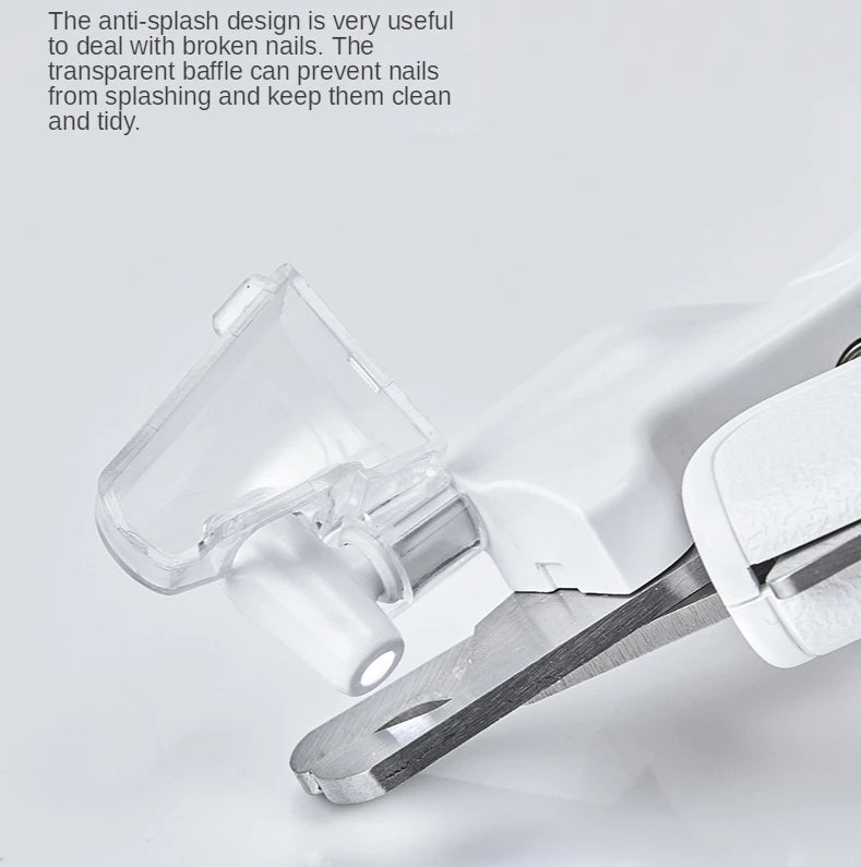 Professional Pet Nail Clipper With LED Light Trimmer Tool
