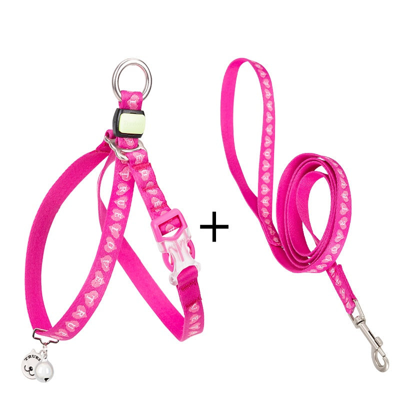 Pet Bell Chest Strap Haulage Rope Package