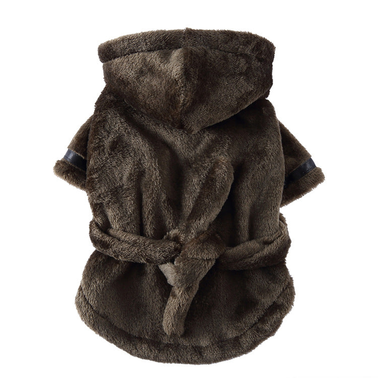 Pet Bathrobe And Towel Soft Absorbent Pet Clothes