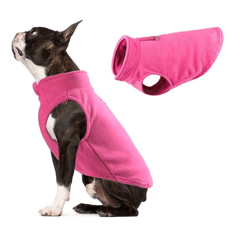 Fleece Pet Coat Warm Jacket Soft Vest