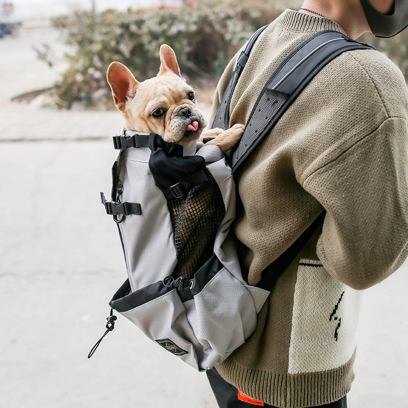 Portable Double-Shoulder Pet Carrier Backpack for Travel
