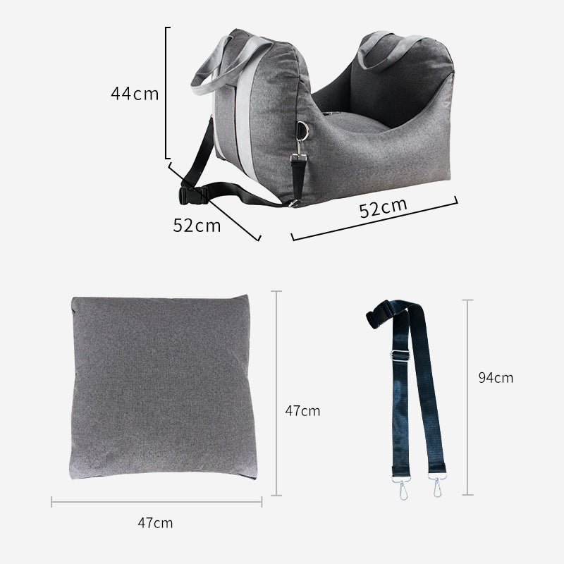 Detachable Washable Portable Pet Carrier Four-Season Car Seat