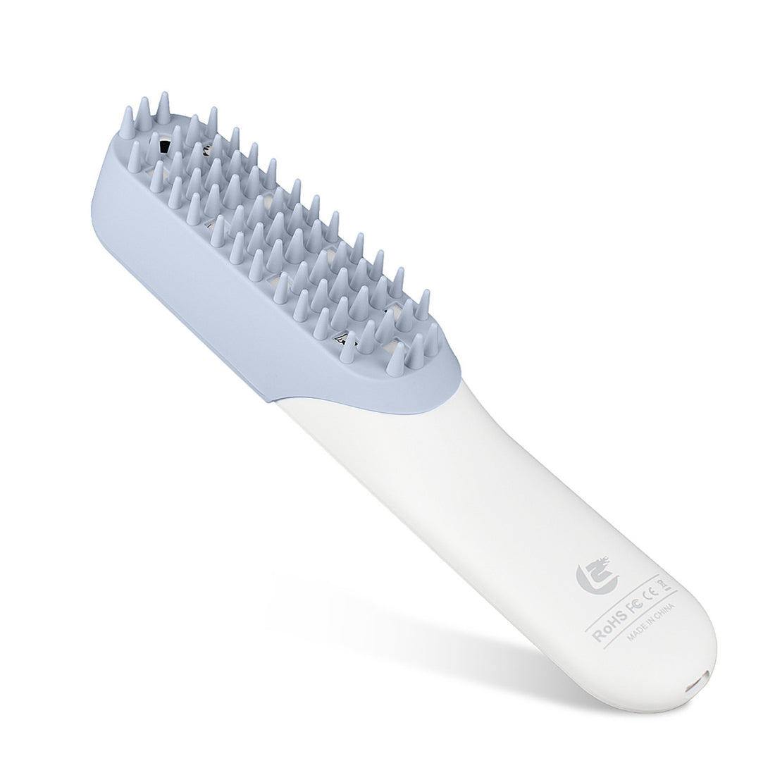 Pet Silicone Grooming Brush With Massage And Fur Removal Comb
