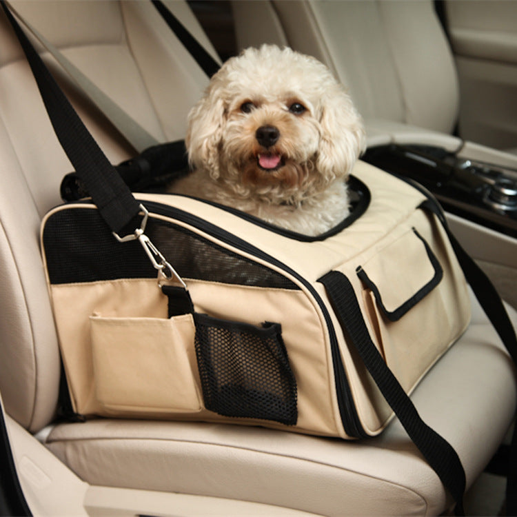 Foldable Pet Car Seat Carrier Bag Hammock For Small Pets