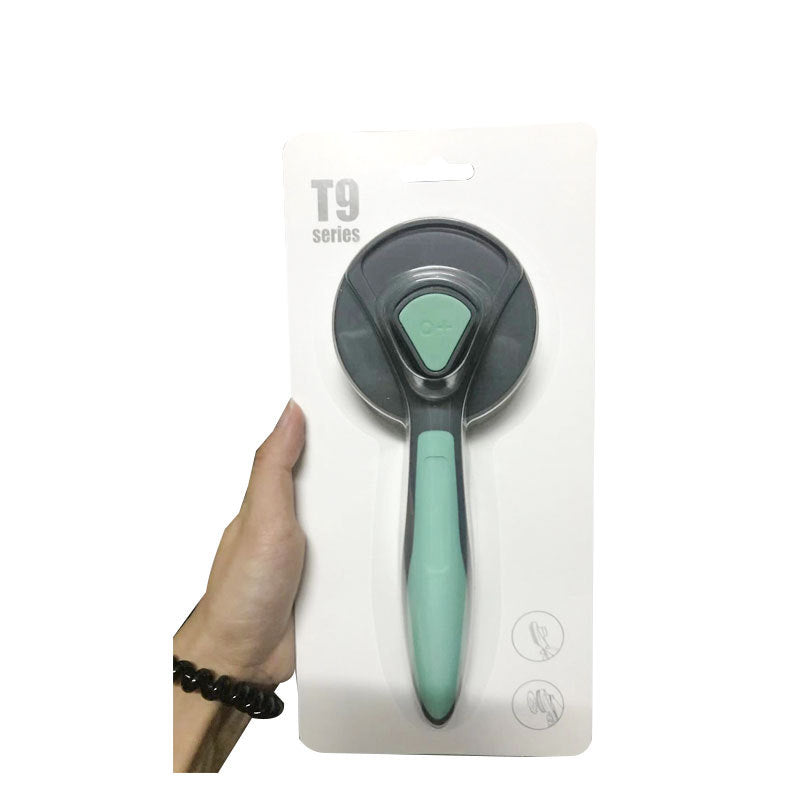 Pet Slicker Grooming Brush Comb Easy Clean Fur Shedding Tool