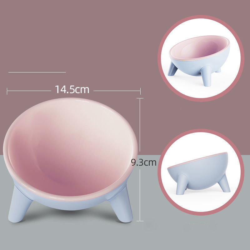 Nordic Style Pet Feeding Bowl With Stand Food Dish