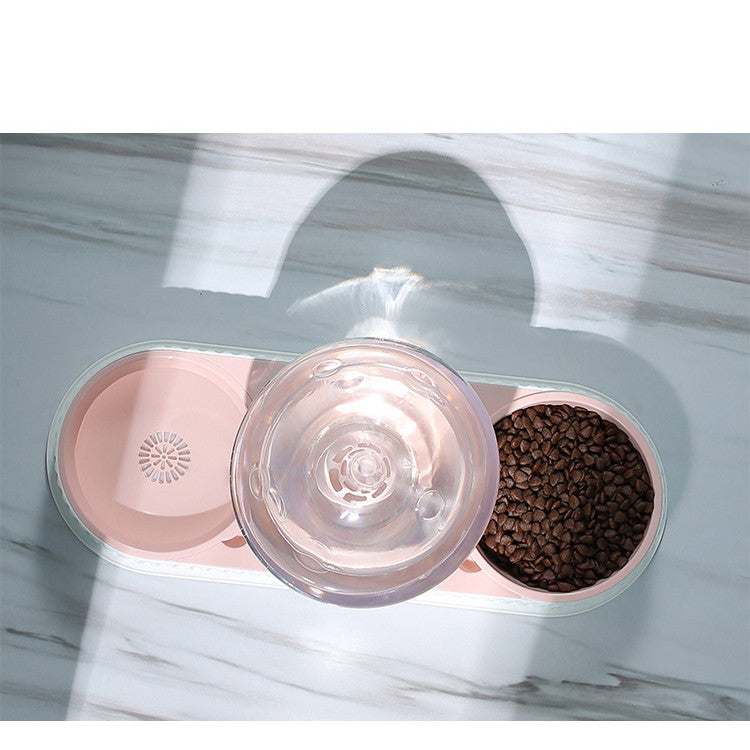 Automatic Pet Feeder And Water Dispenser Bowl Drinkers