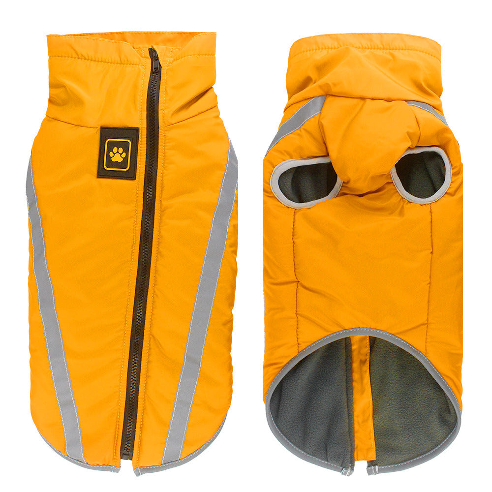 Wholesale Reflective Padded Pet Winter Jacket Warm Coat