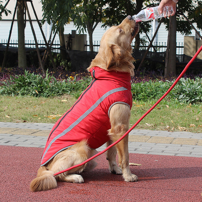 Wholesale Reflective Padded Pet Winter Jacket Warm Coat