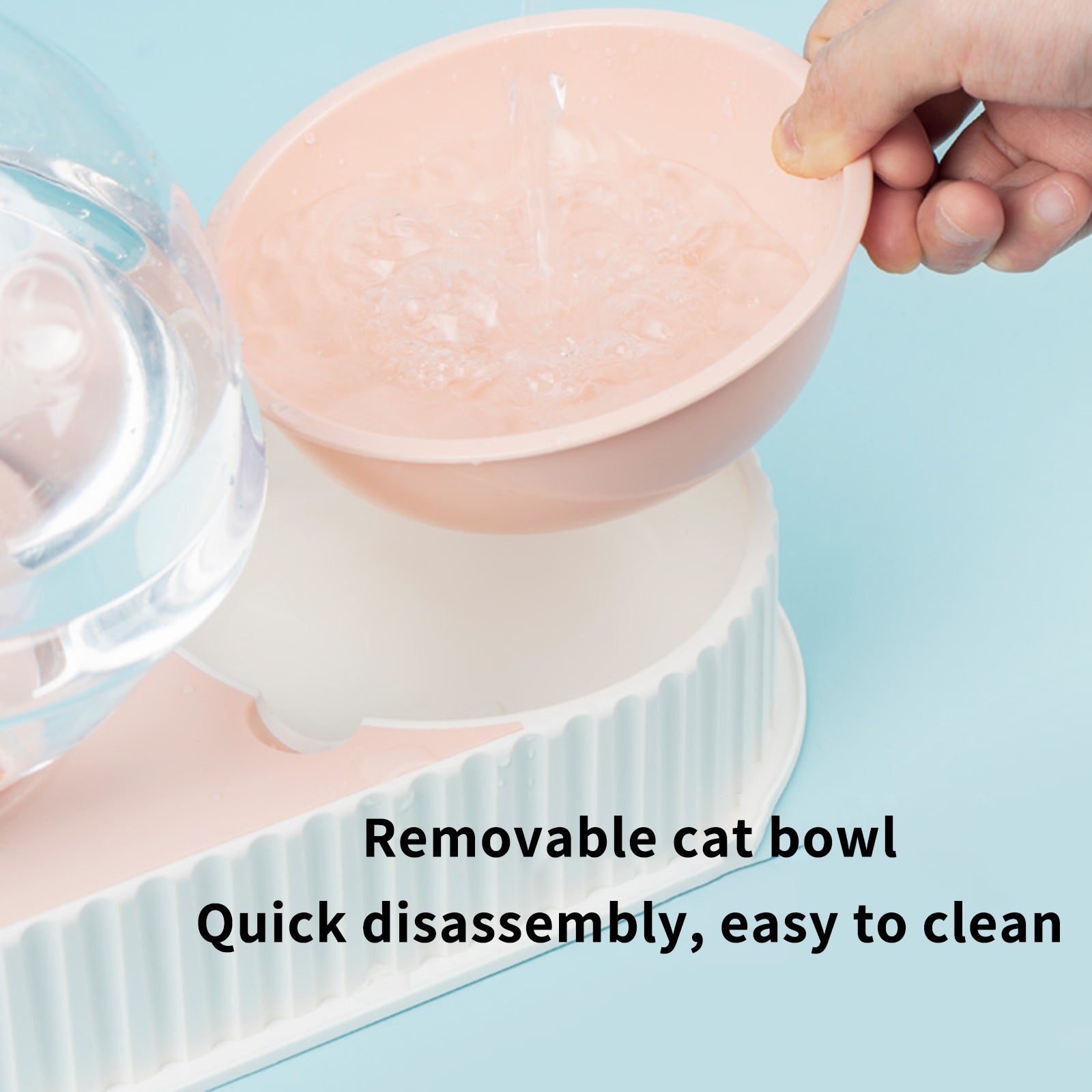 Automatic Pet Feeder And Water Dispenser Bowl Drinkers