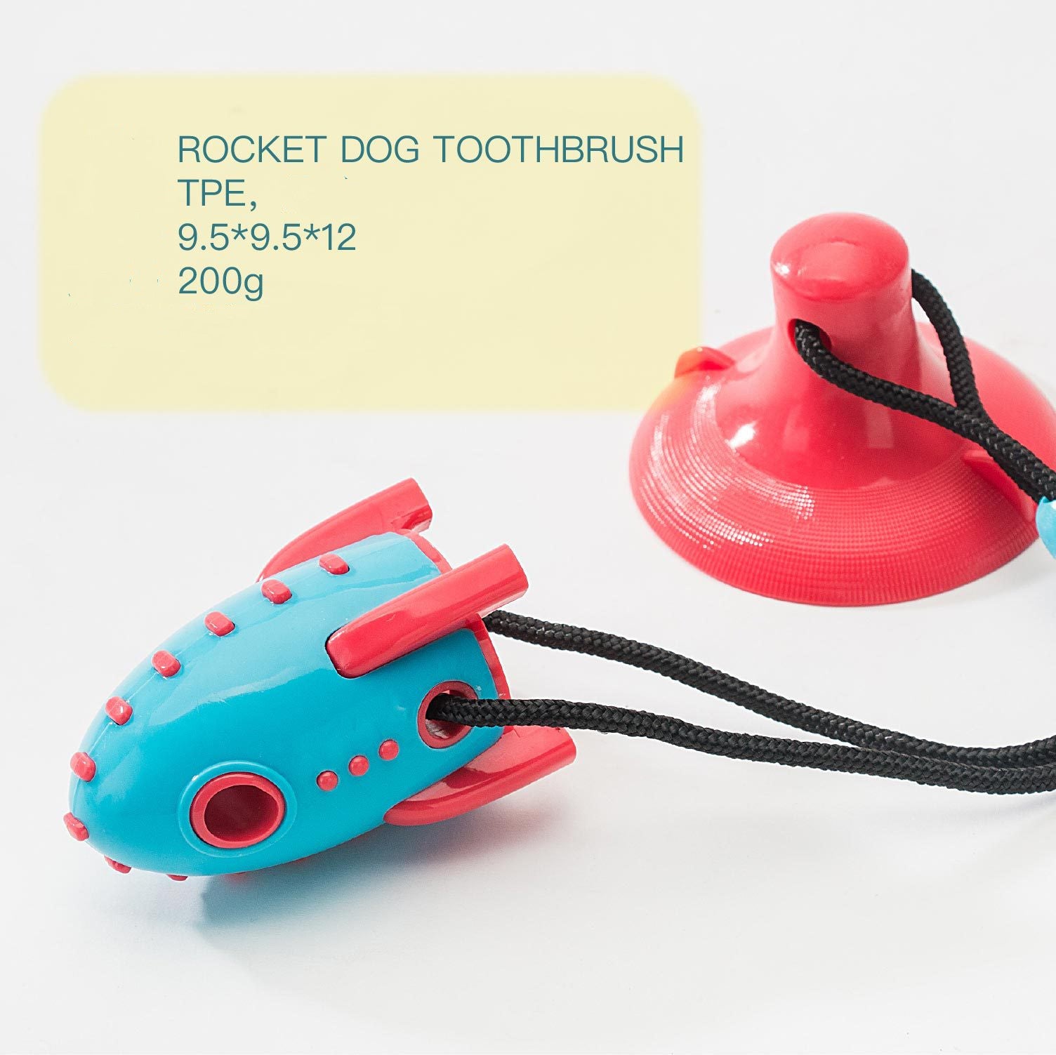 Rocket Bite-Resistant Pet Toy Slow Feeder Puzzle