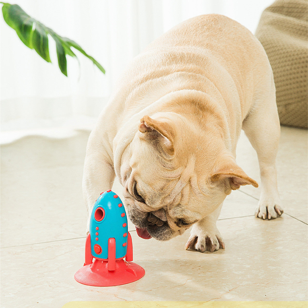 Rocket Bite-Resistant Pet Toy Slow Feeder Puzzle