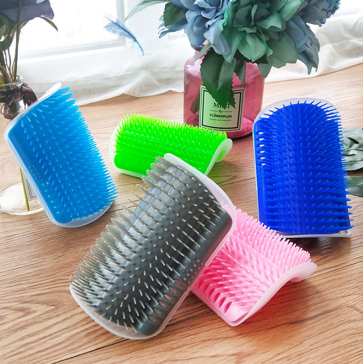Self-Grooming Brush Pet Wall Rubbing Device