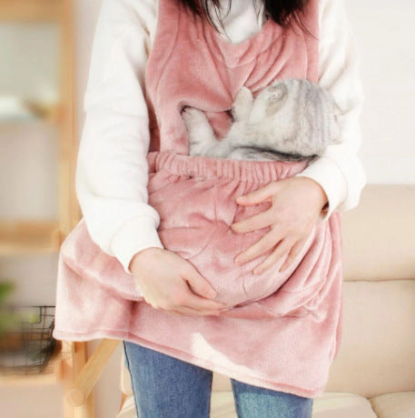 Portable Pet Carrier Apron For Small Pets Outdoor Travel