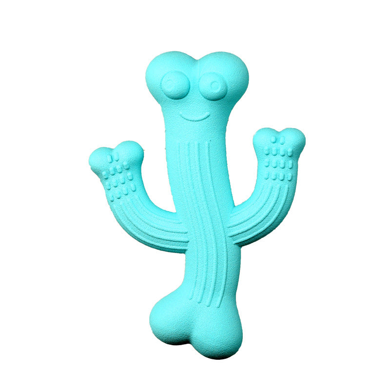 Cactus-Shaped Pet Chew Toy Ultra Durable Interactive Toy
