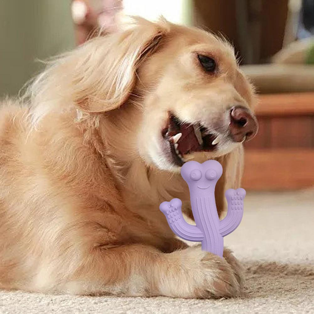 Cactus-Shaped Pet Chew Toy Ultra Durable Interactive Toy