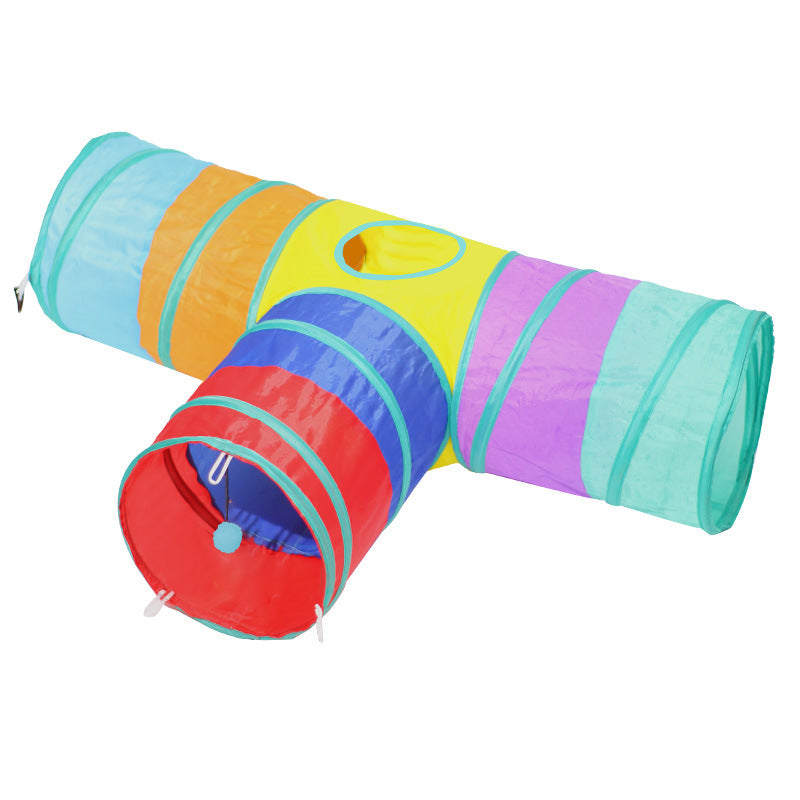 Foldable Pet Tunnel Interactive Climbing Toy