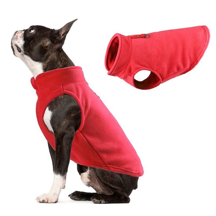 Fleece Pet Coat Warm Jacket Soft Vest