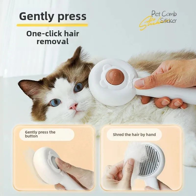 Rechargeable 2-In-1 Pet Nail Trimmer Grooming Comb Tool