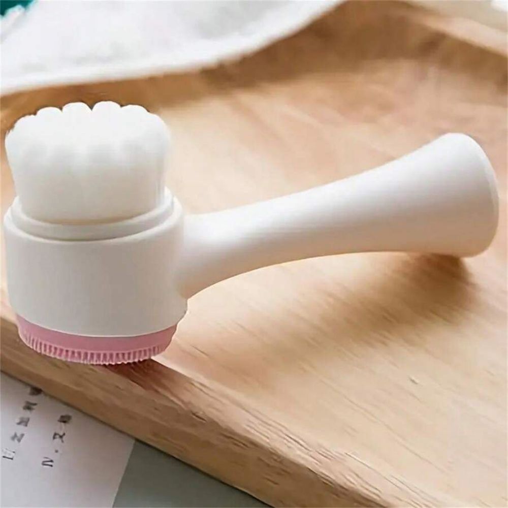 Easy Clean Nylon Pet Paw Brush Gentle Grooming