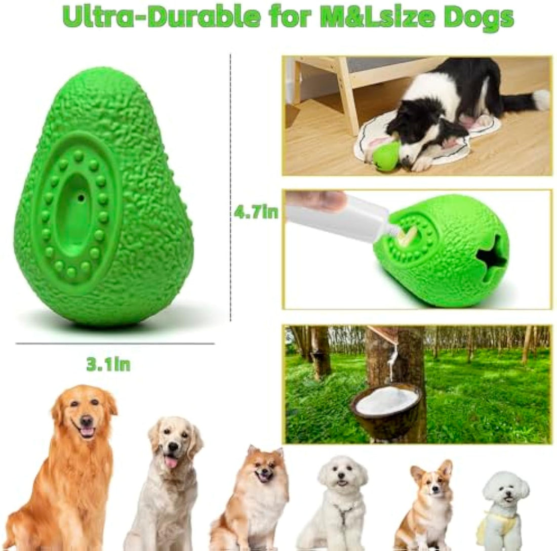 Indestructible Pet Chew Toy Durable Safe Rubber Toy