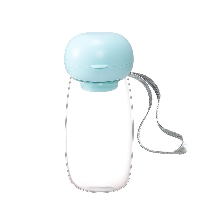 Portable Pet Water Bottle Travel Drinking Cup With Lanyard