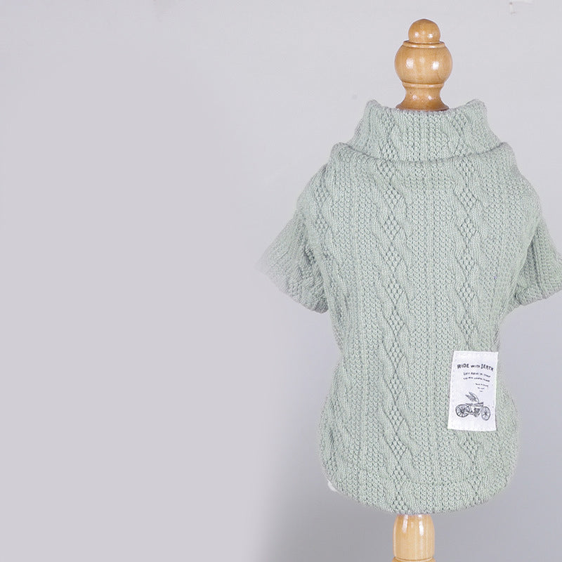 Pet Sweater Warm Knit Pullover Clothing