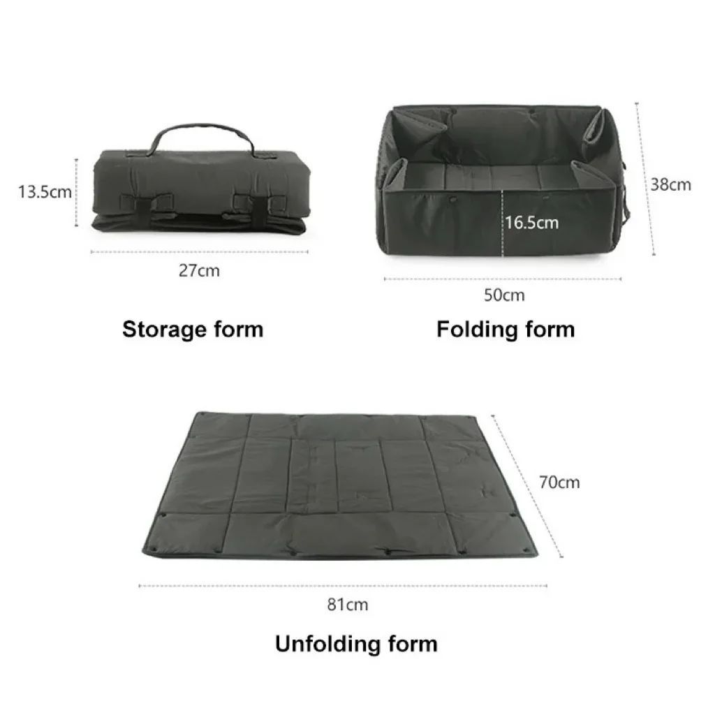 3-in-1 Portable Pet Travel Bed Carrier With Mat Cushion