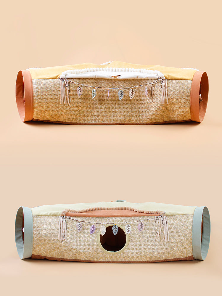 Interactive Pet Tunnel Toy Net Design Play Toy