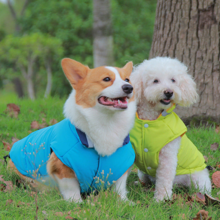 Thickened Waterproof Outdoor Pet Jacket Double-Sided Reflective