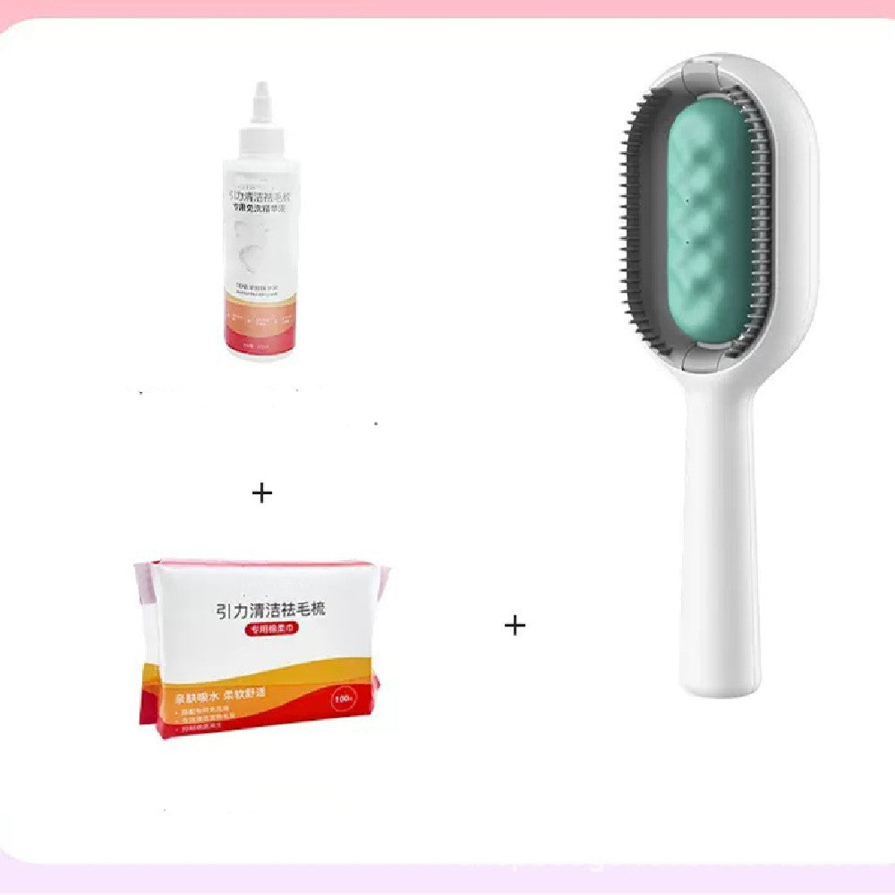 Pet Dematting Grooming Brush Comb For Hair Removal And Cleaning