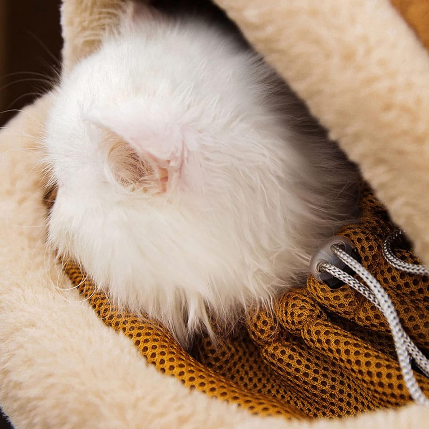 Plush Pet Carrier Backpack Travel Bag Winter Hand Warmer