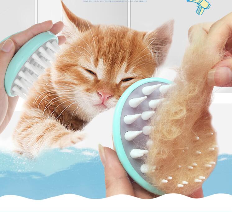 Pet Massage and Bath Brush Grooming Comb for Cleaning