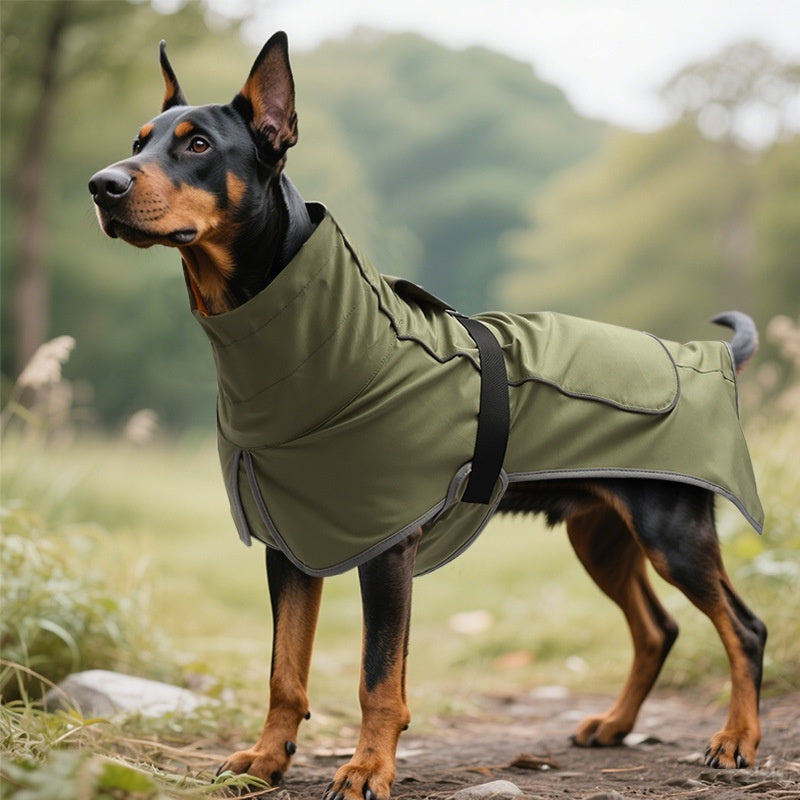 Waterproof Rainproof Pet Shell Jacket Dual-Use Trench Coat