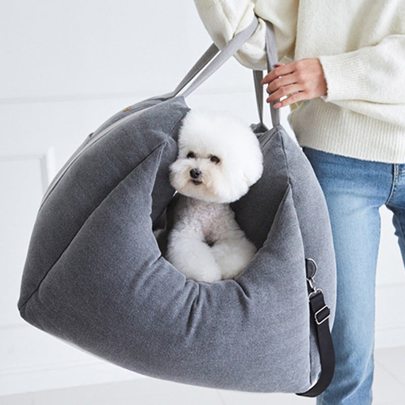Waterproof Pet Car Seat Carrier Portable Safety Mesh Bag