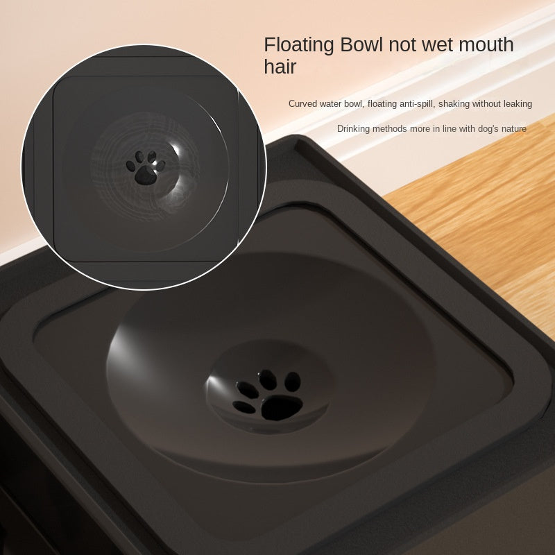 Adjustable Elevated Pet Double Bowl Stainless Steel Feeding Stand