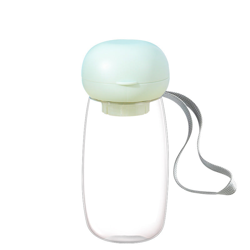 Portable Pet Water Bottle Travel Drinking Cup With Lanyard