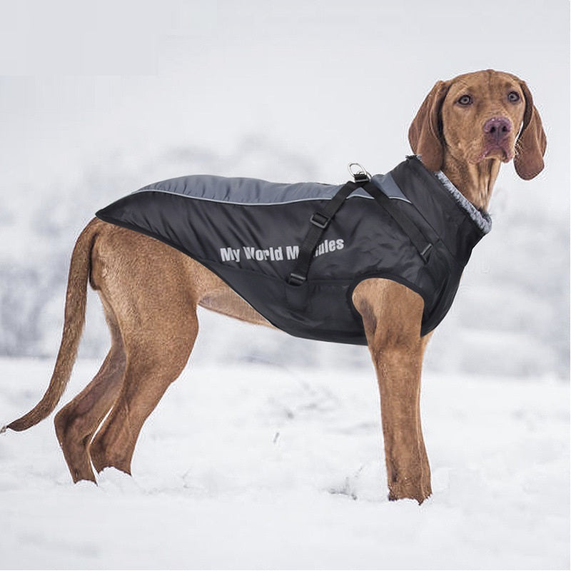 Warm Waterproof Reflective Pet Shell Jacket Outdoor Coat