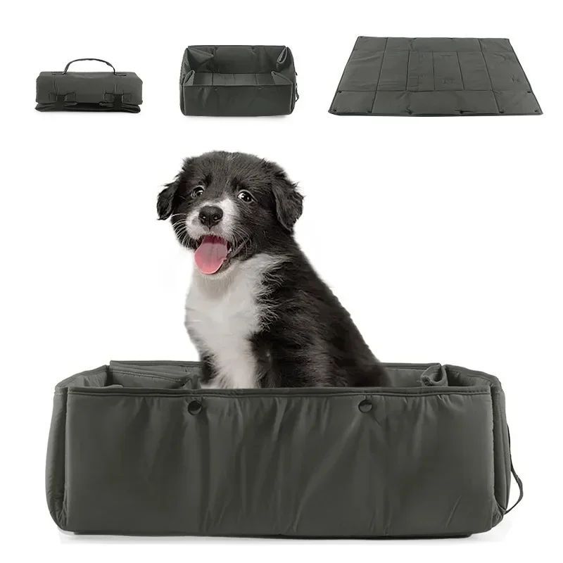 3-in-1 Portable Pet Travel Bed Carrier With Mat Cushion