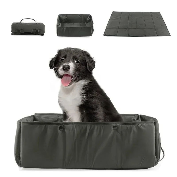 3-in-1 Portable Pet Travel Bed Carrier With Mat Cushion