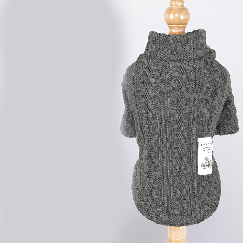 Pet Sweater Warm Knit Pullover Clothing
