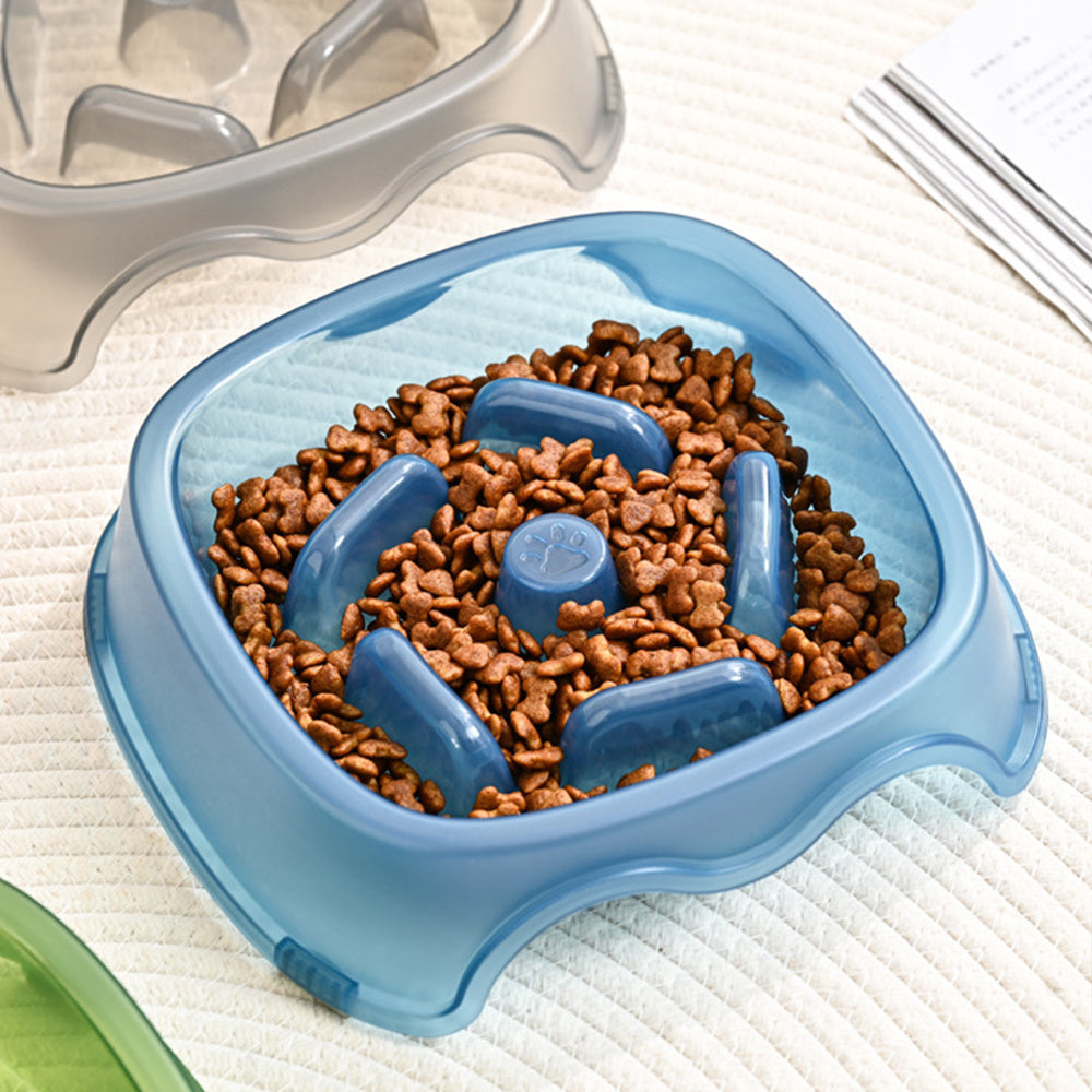 Pet Slow Feeding Bowl Anti Choking Water Food Feeder