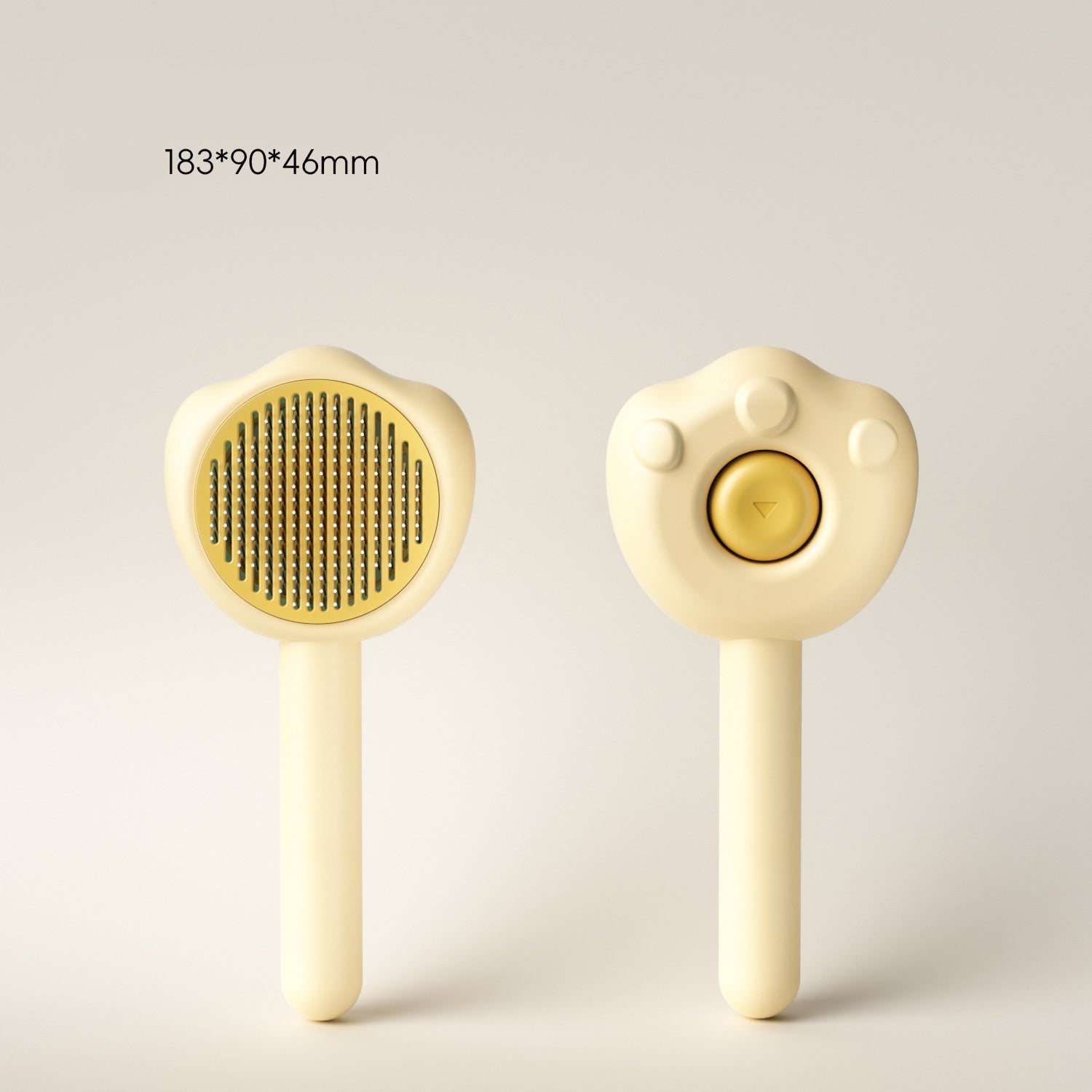 Pet Self-Cleaning Grooming Comb Hair Remover With Handle